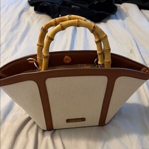 Anne Klein Tan and Cream purse